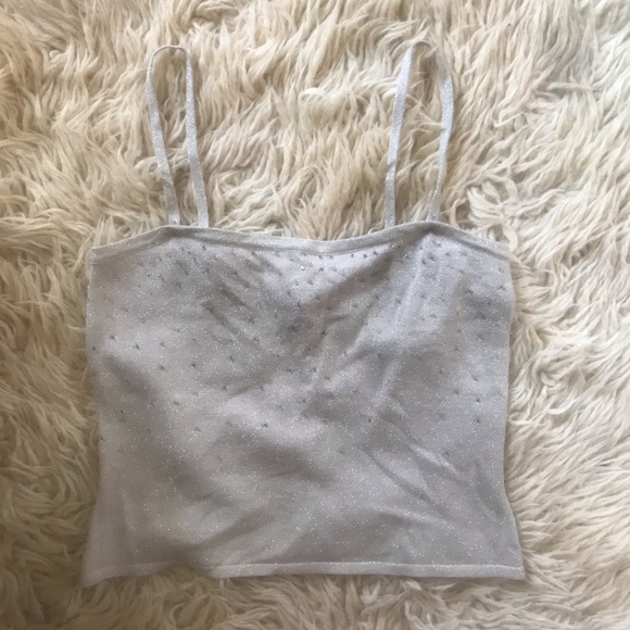 Vintage beaded cropped tank top - Picture 2 of 5